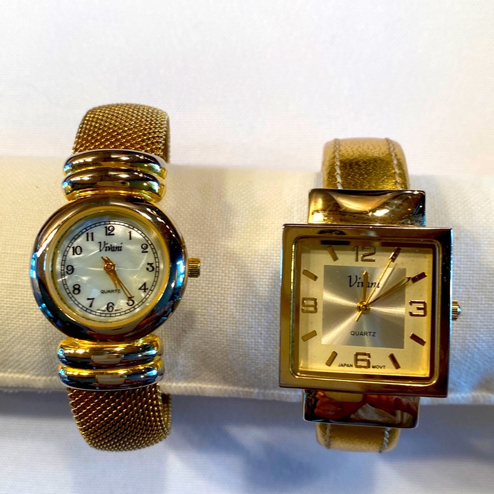 Vintage Vivani women’s watches!  Beautiful and bold!